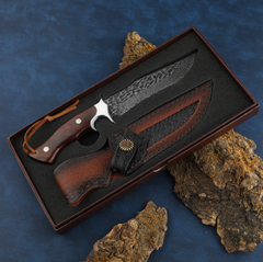 Damascus Steel Hand Forged Knife - Pirat by ATENAS Blades