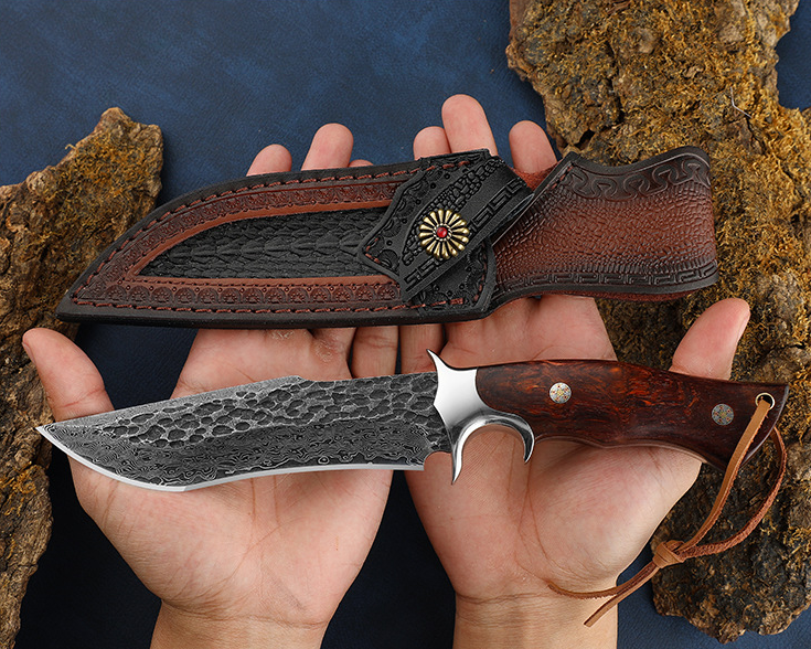 Damascus Steel Hand Forged Knife - Pirat by ATENAS Blades