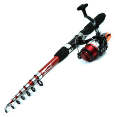 ZURYP Fishing Gear Set with Rod, Lures, and Hooks